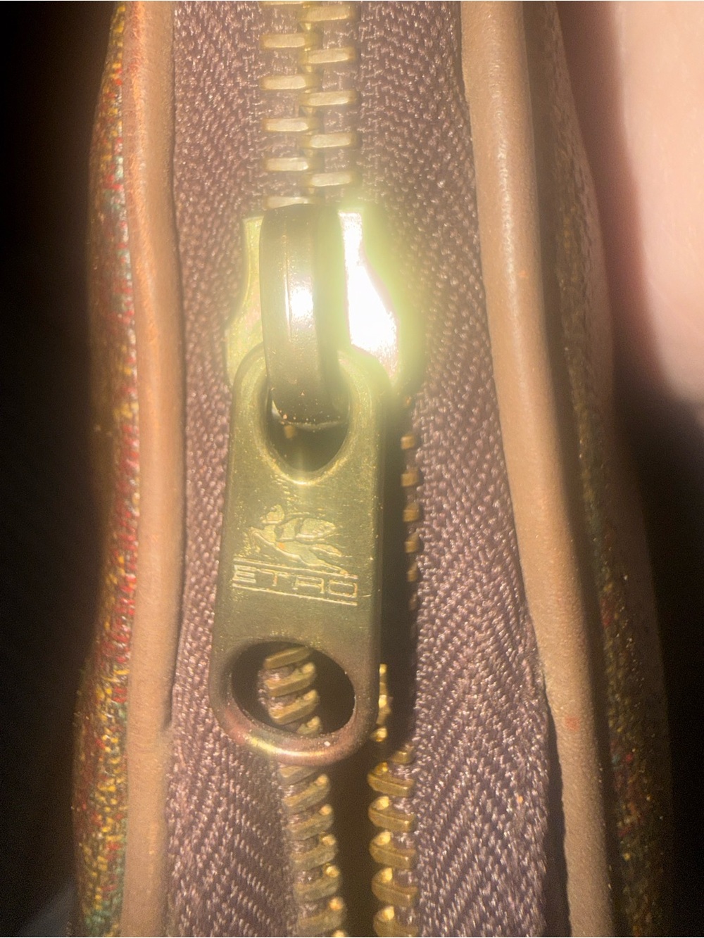 ETRO  Brown Paisley Briefcase - luxury vintage - Picture 12 of 13